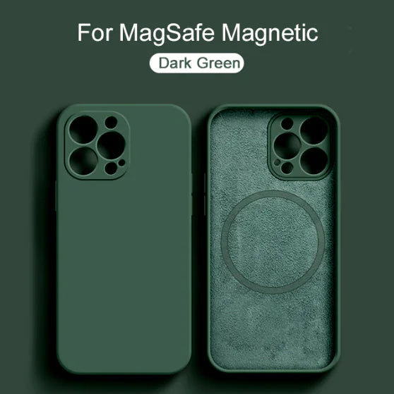 Magnetic Liquid Silicone iPhones Cases