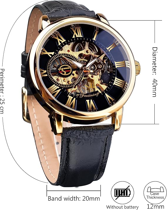 Forsining 3D Skeleton Luxe Watches