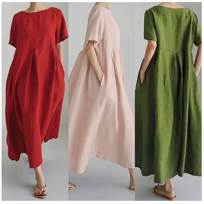SLPY Linen Maxi Dress