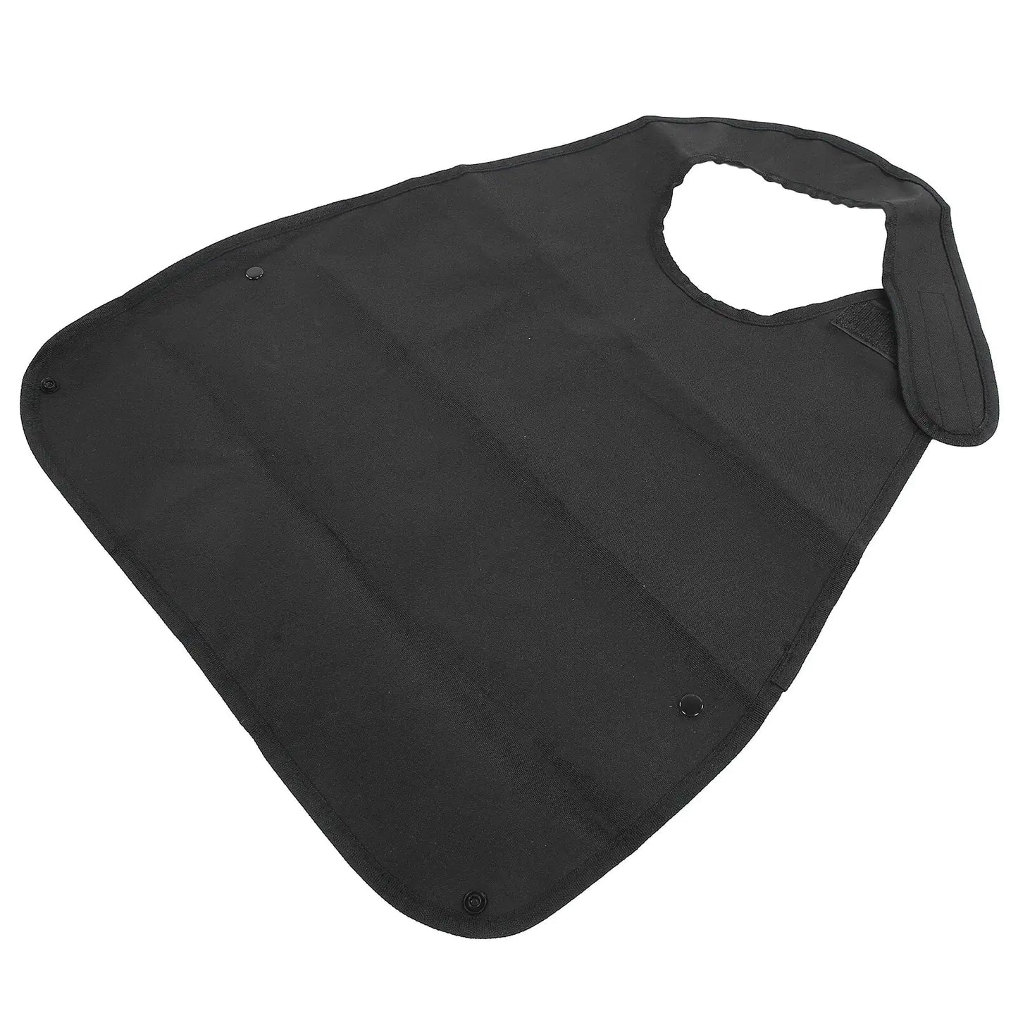 Adult Black Waterproof Soft Bibs