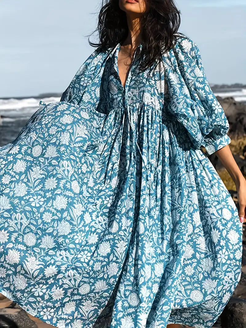 Eilly Bazar Viscose Printed Dress