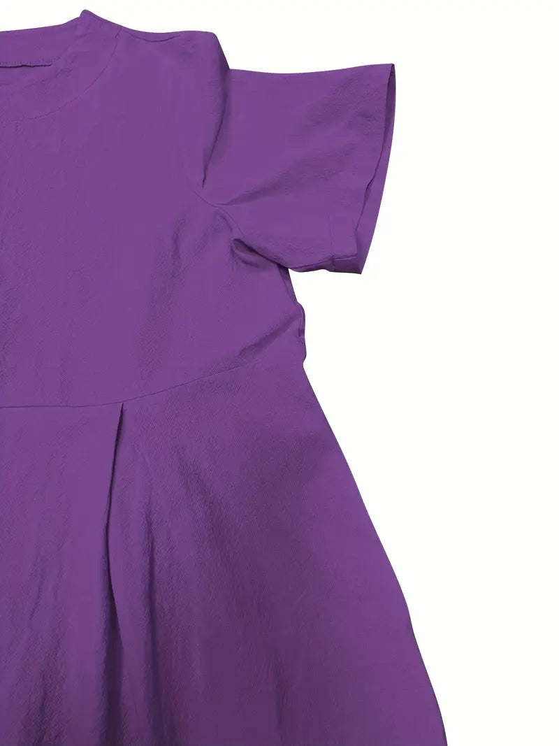 Plus Size Linen A-Line Maxi Dresses