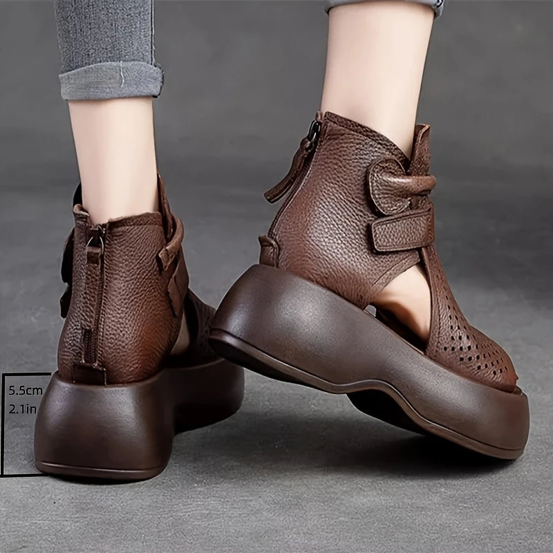 Roman High-Top Platform Sandals