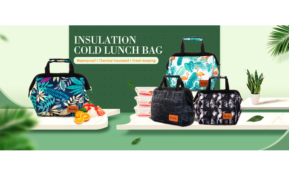 WinMax Large Capacity Insulated Lunch Bags