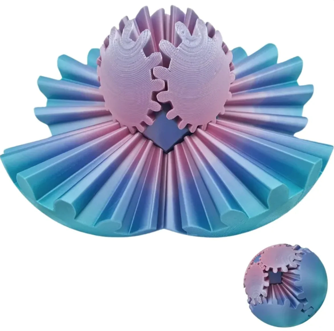 Innovative 3D Rotating Gear Fidget Balls