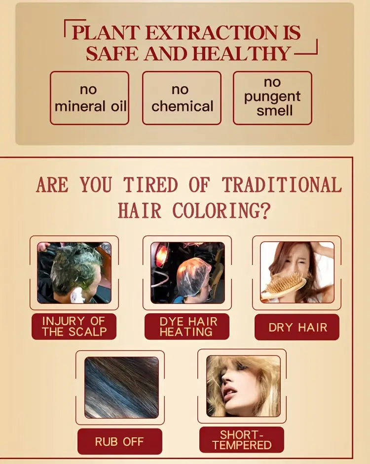 MOKERU Argan Oil Hair Color Shampoo