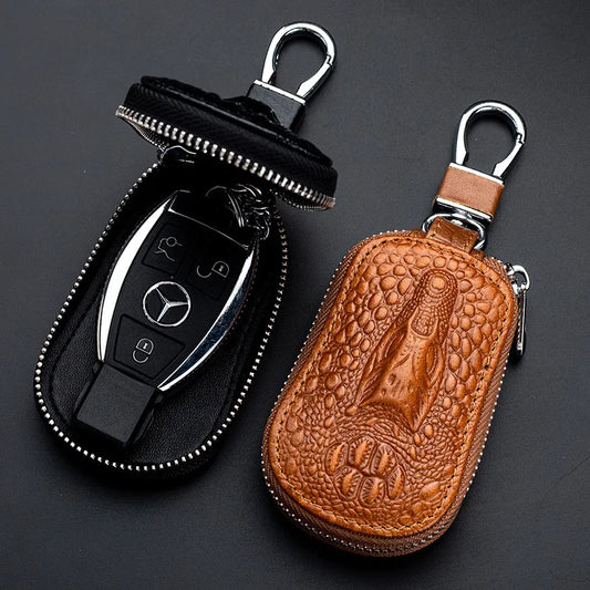Vinci Genuine  Cowhide Leather Car Key Case