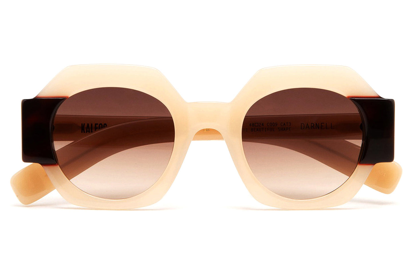 Ohemado Retro Flat-Top Round Designer Sunglasses