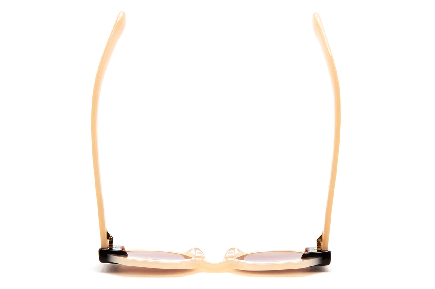 Ohemado Retro Flat-Top Round Designer Sunglasses