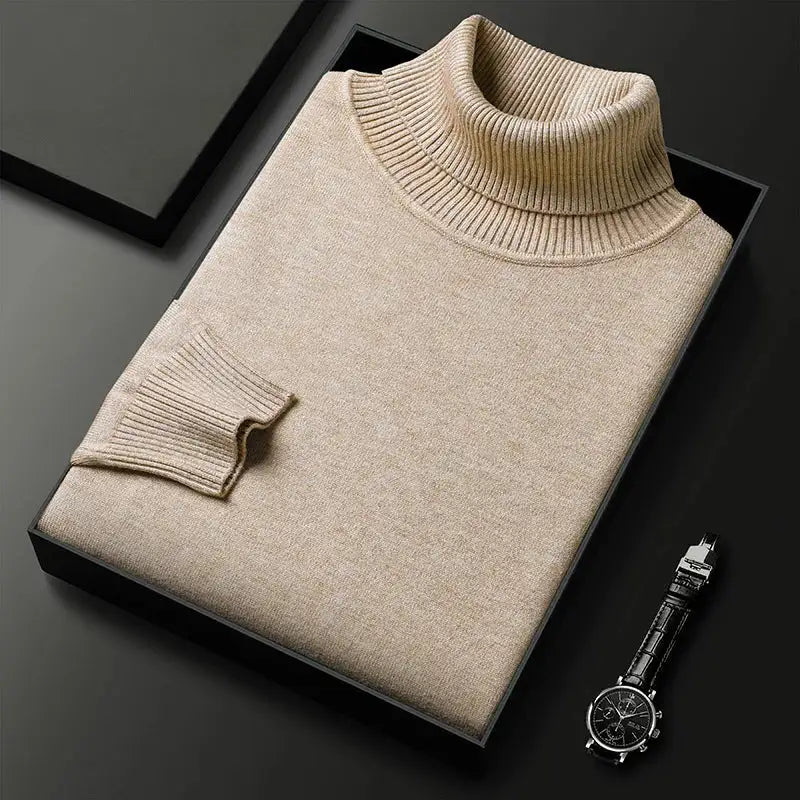 Giovanni Cashmere Turtleneck Sweater