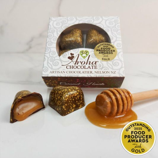 Aroha Honey Caramel Hearts