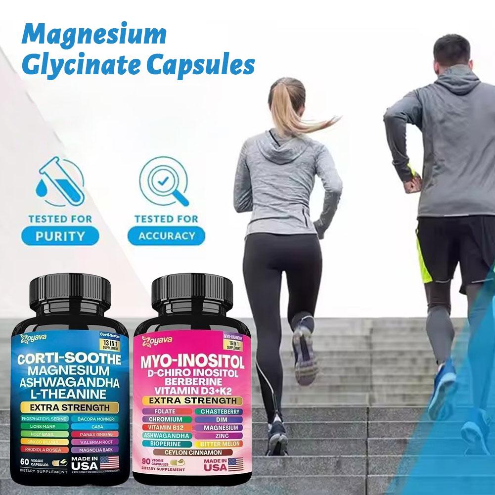 Zoyava Soothe and Smooth Magnesium and Myo-Inositol Capsules
