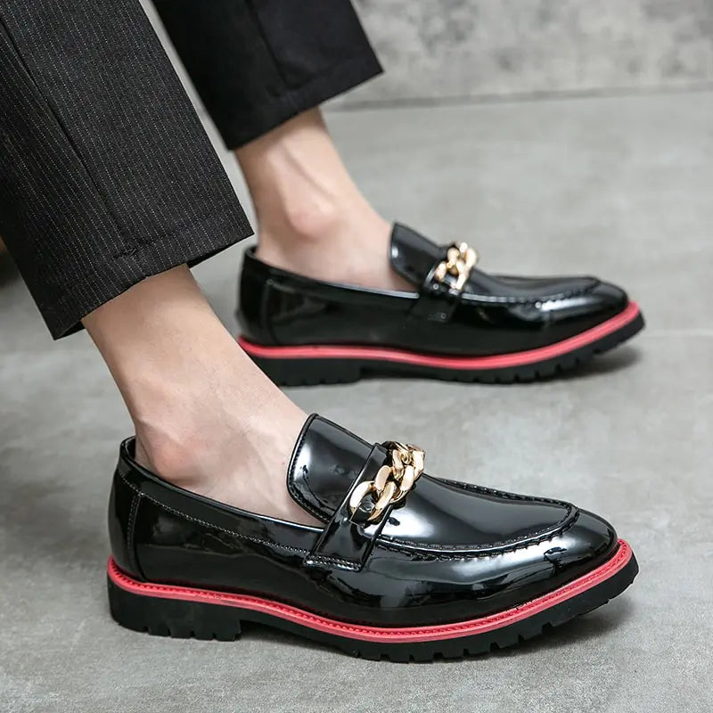 Italian Vegan Leather Designer Loafers