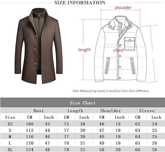Wool Trench Coat with Removable Quilted Vest