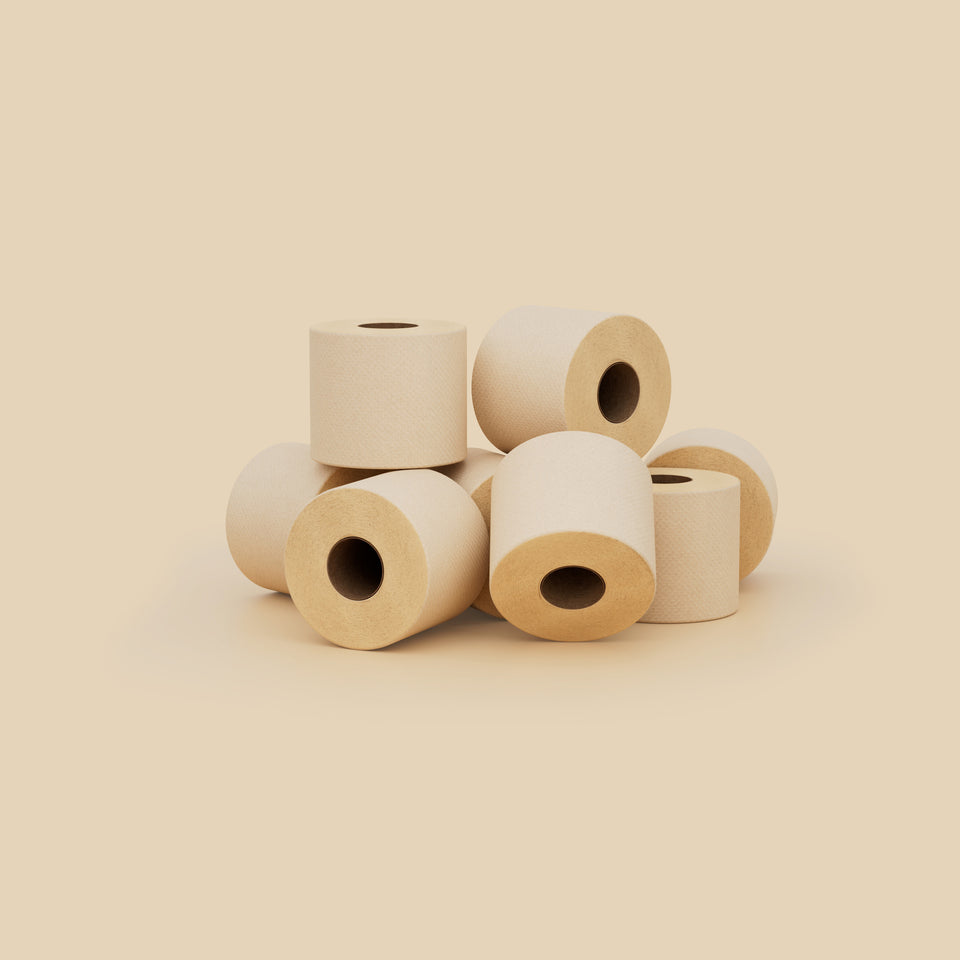 ECO Bamboo Thick 4 Ply Unbleached Toilet Paper