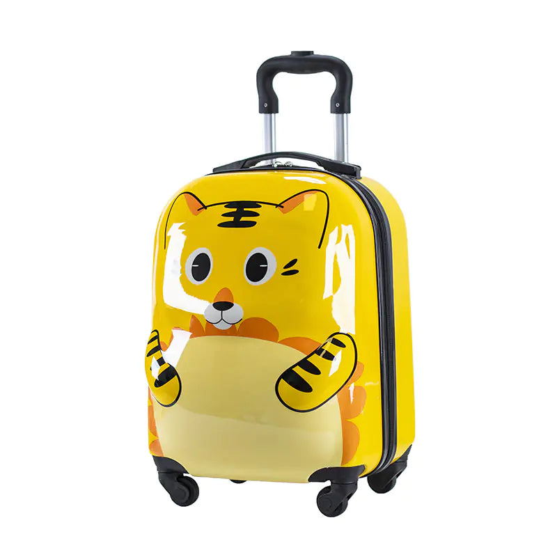 3D Cartoon Animal Rolling Luggage Suitcases