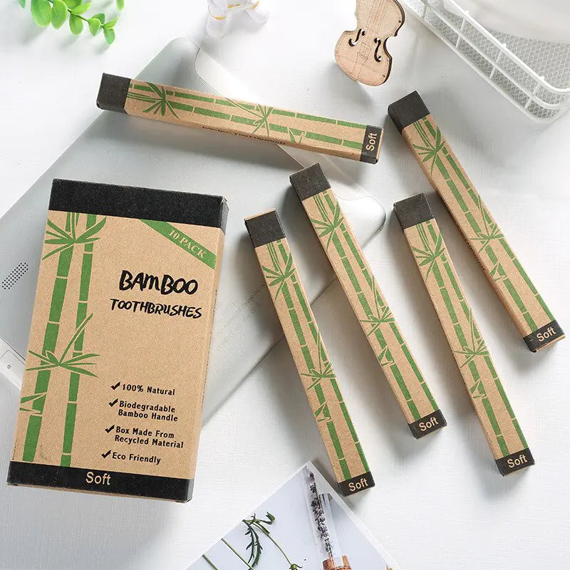 Bamboo Eco-Friendly Toothbrushes