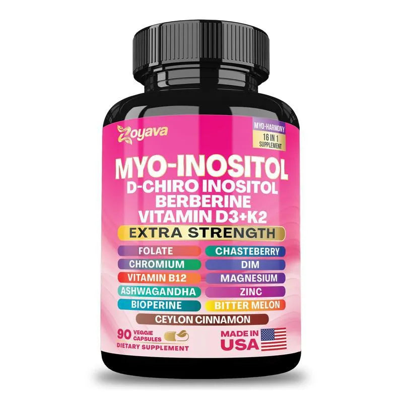 Zoyava Soothe and Smooth Magnesium and Myo-Inositol Capsules