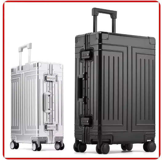 Aviation Grade Aluminum Travel Suitcases