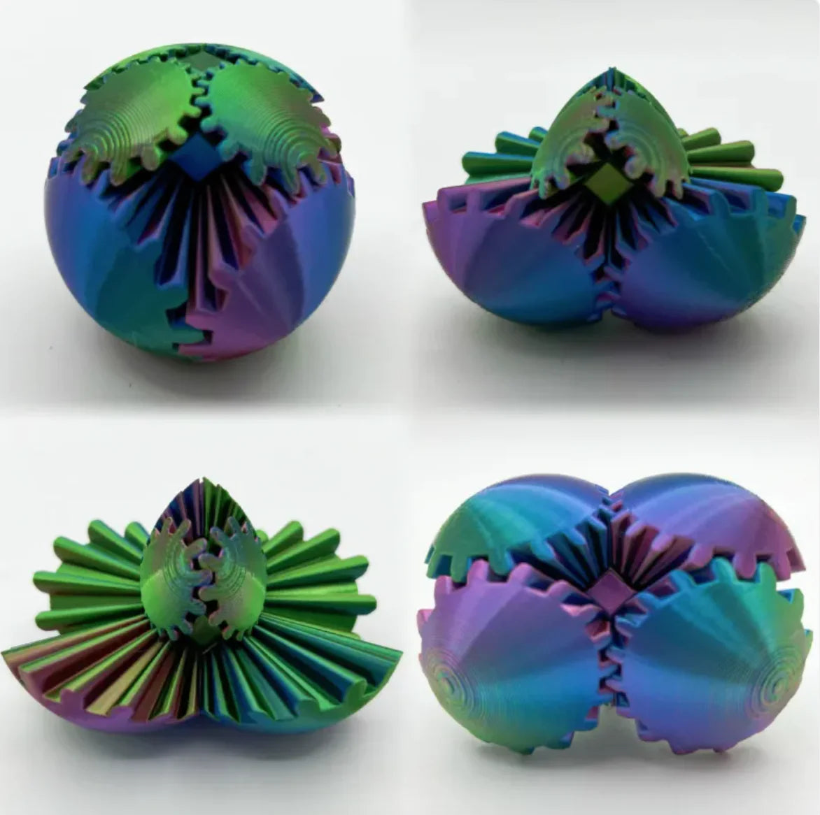 Innovative 3D Rotating Gear Fidget Balls