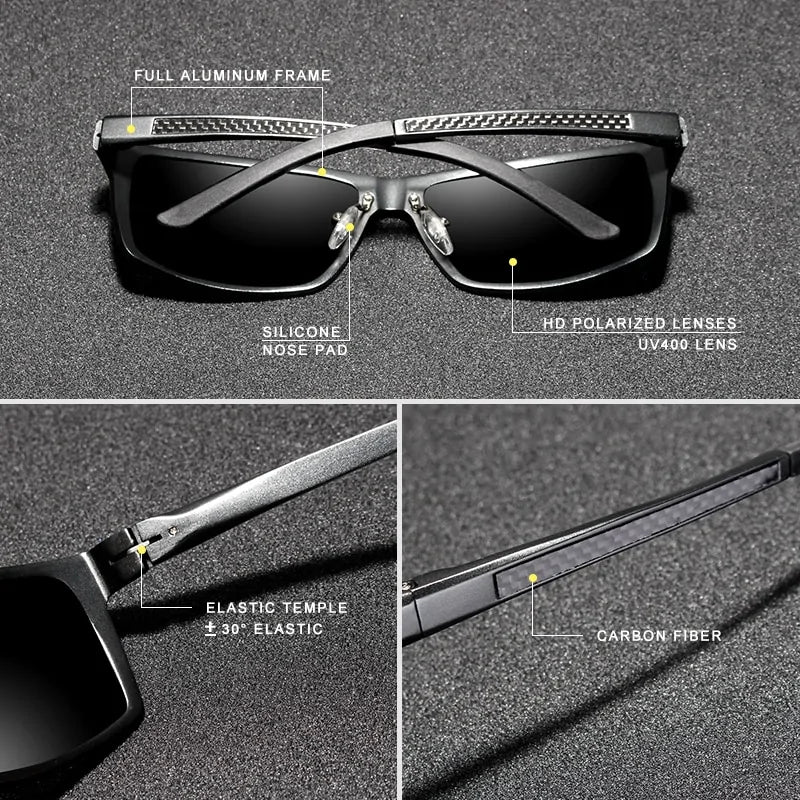 KINGSEVEN Aluminum Magnesium Polarized Driving Sunglasses