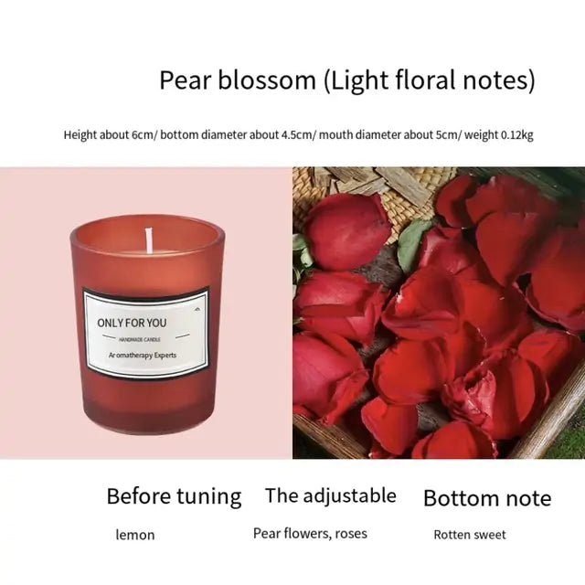 Floral Aromatherapy Smokeless Candles
