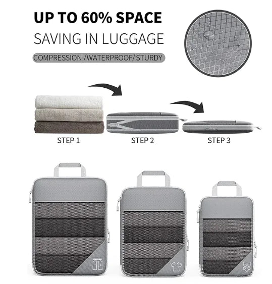 Travel Compression Packing Cubes