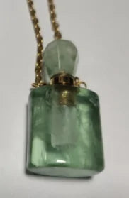 Essential Oil Bottles Natural Stone Pendant