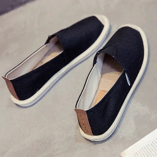 Whoholl Breathable Linen Canvas Shoes