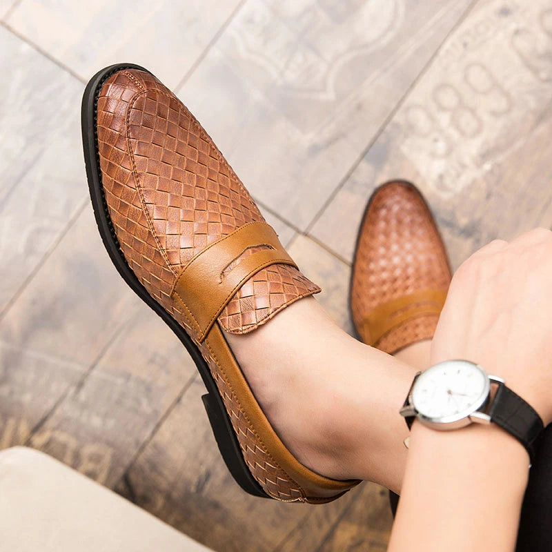 Machista Woven Leather Shoes