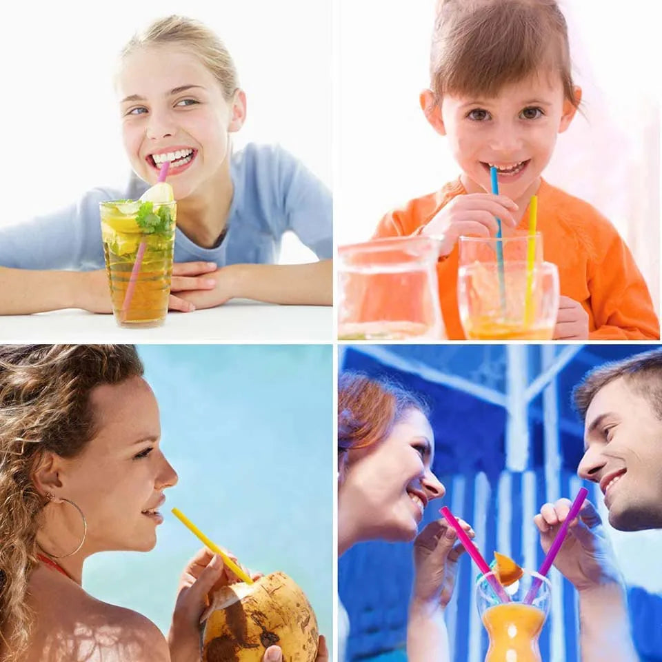 Eco-Friendly Silicone Straws