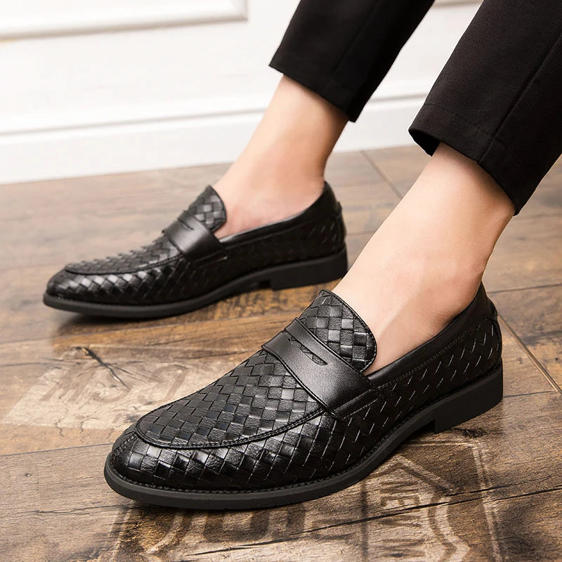 Machista Woven Leather Shoes