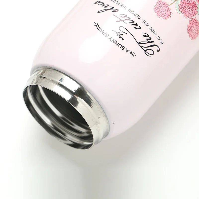 The Cute Elves Straw Water Bottles  (Nuan Qin Cup)