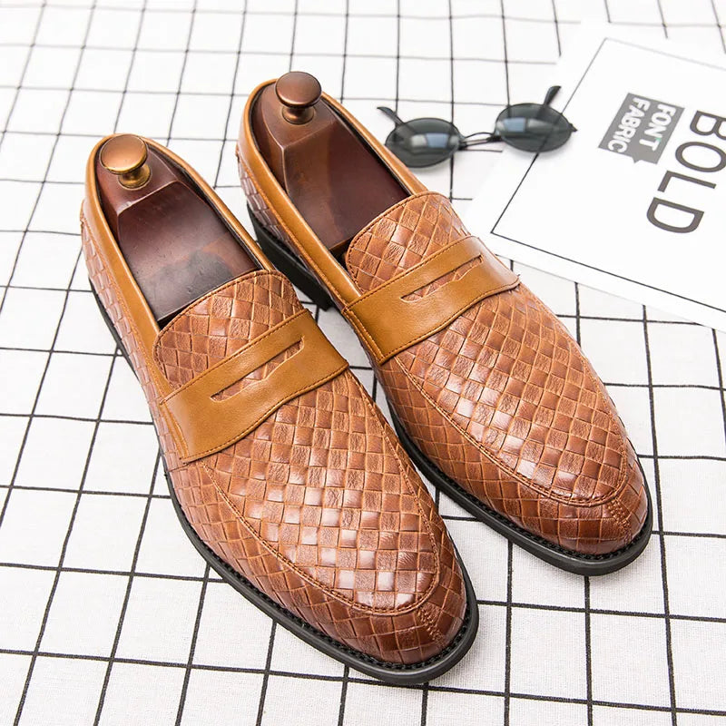 Machista Woven Leather Shoes