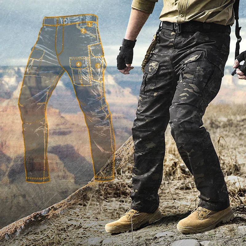 AKNAVY Camouflage Tactical Cargo Pants