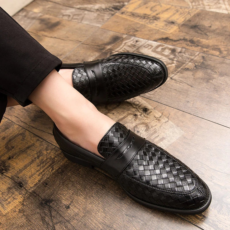 Machista Woven Leather Shoes