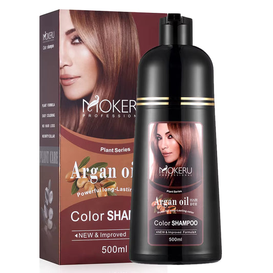 MOKERU Argan Oil Hair Color Shampoo
