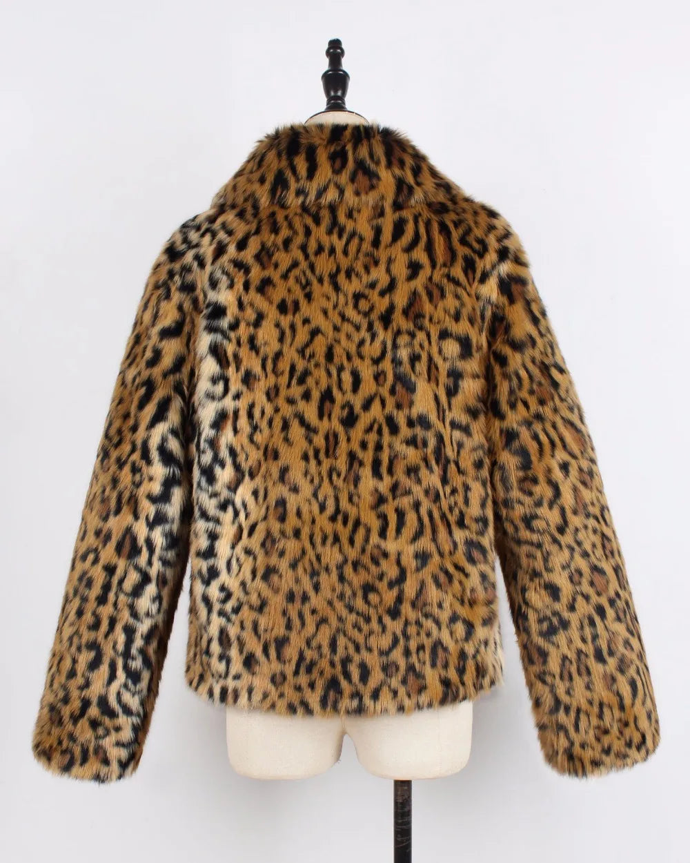 Leopard Faux Fur Teddy Coat