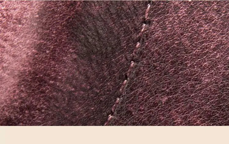 Johnature Retro Genuine Leather Shoulder Handbags