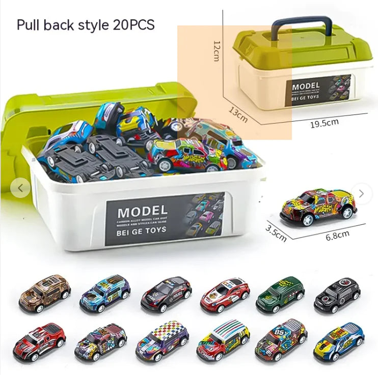 Mini Alloy Pull Back Car Sets