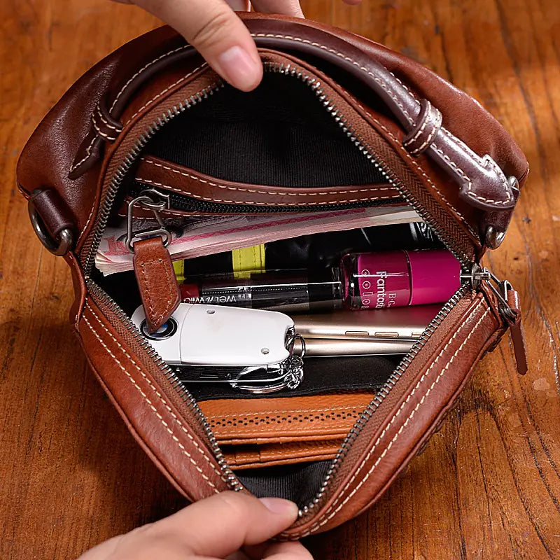 Ginni Vintage Genuine Leather Crossbody Handbags