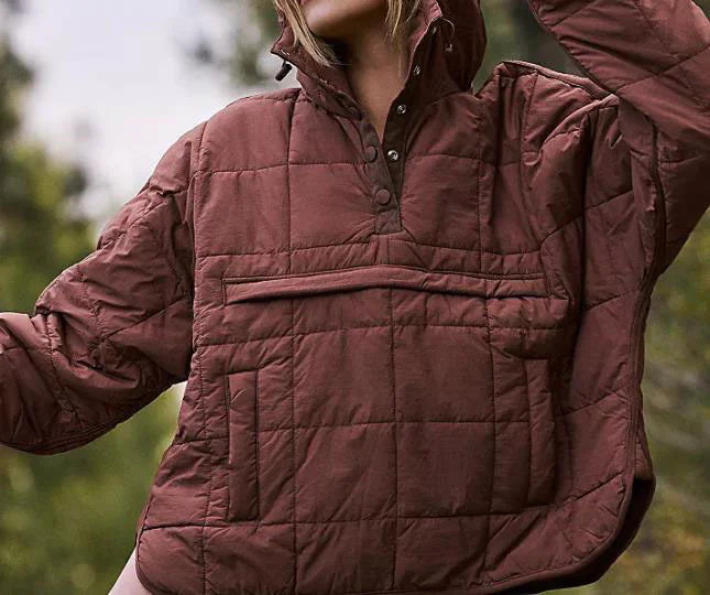Dames Pure Comfort Quilted Pullover Puffer