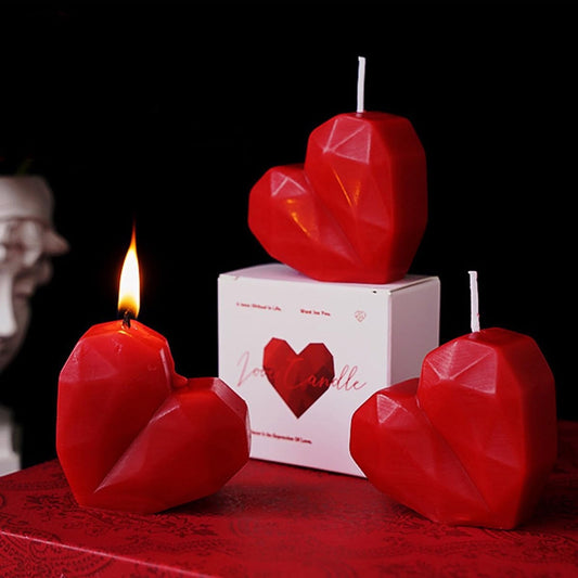 Love Heart Natural Soy Scented Candle