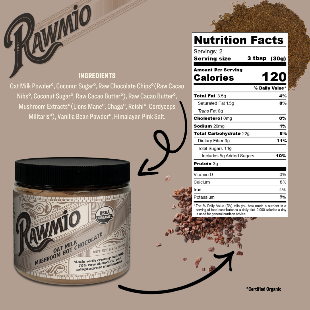 Rawmio Mushroom Hot Chocolate