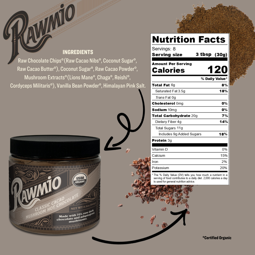 Rawmio Mushroom Hot Chocolate
