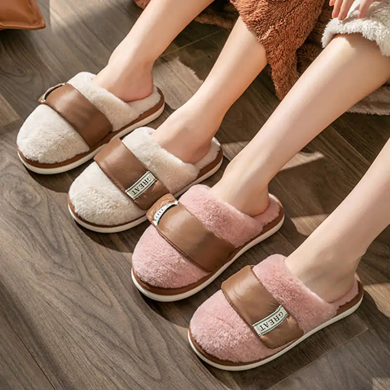 Velvet Cotton Slippers