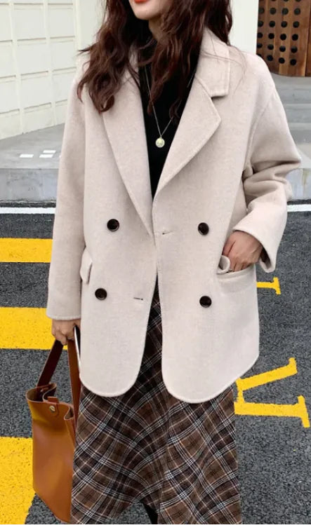 Double Sided Cashmere Coat