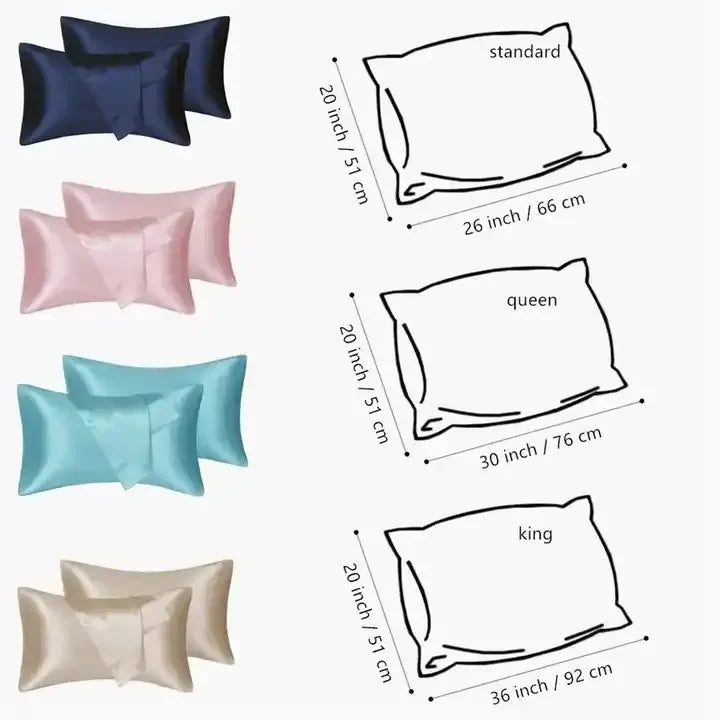 Natural 100% Mulberry Silk Pillowcase