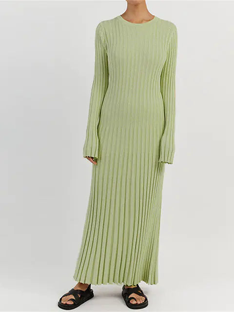 Ribbed Knit Maxi Dresses