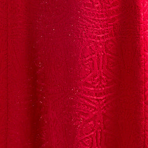 Misook Burnout Midi A-Line Knit Skirt